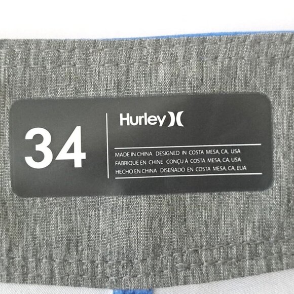 Hurley Phantom Surfing Board Shorts Swim Trunks Men Multicolor Sz 34 Unlined EUC - Picture 2 of 12